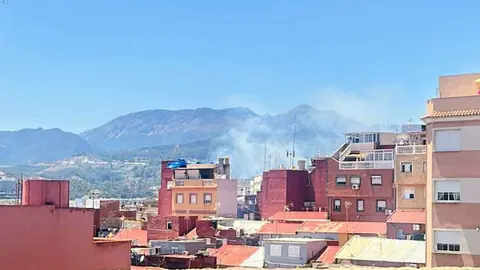 Incendio en Sidi Embarek