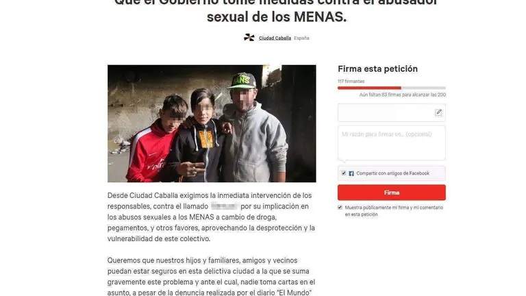 peticion change.org