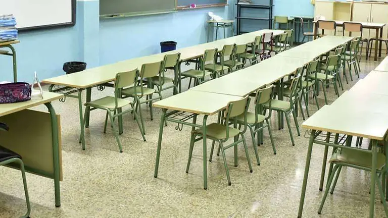 Aula del colegio Ortega y Gasset (C.A./ARCHIVO)
