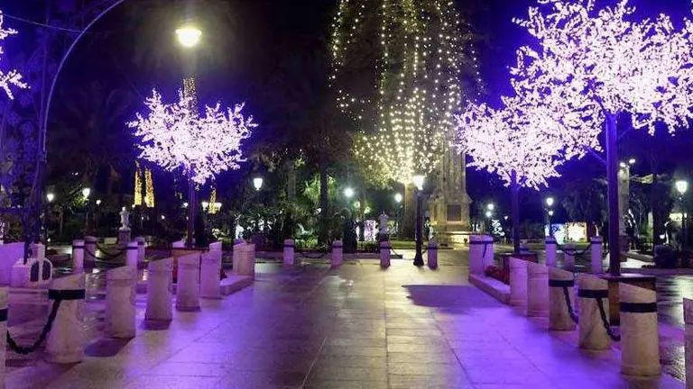 alumbrado de Navidad