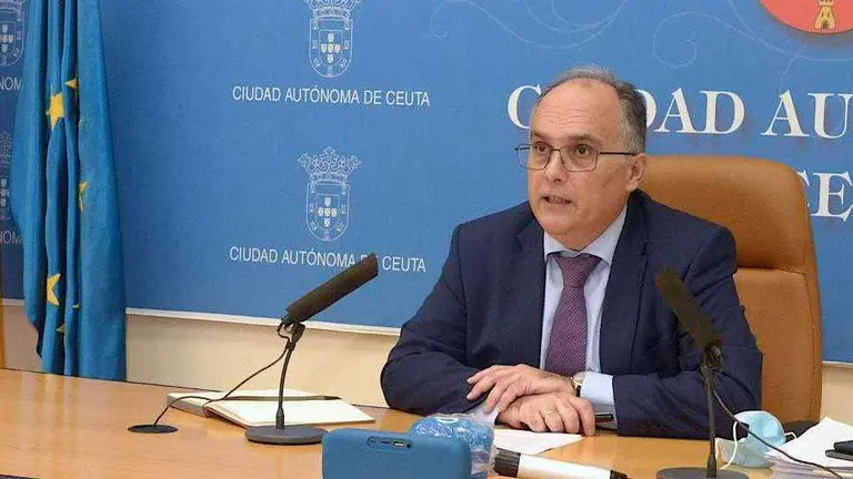 El portavoz del Gobierno, Alberto Gait&aacute;n, durante la rueda de prensa ofrecida hoy (CEDIDA9