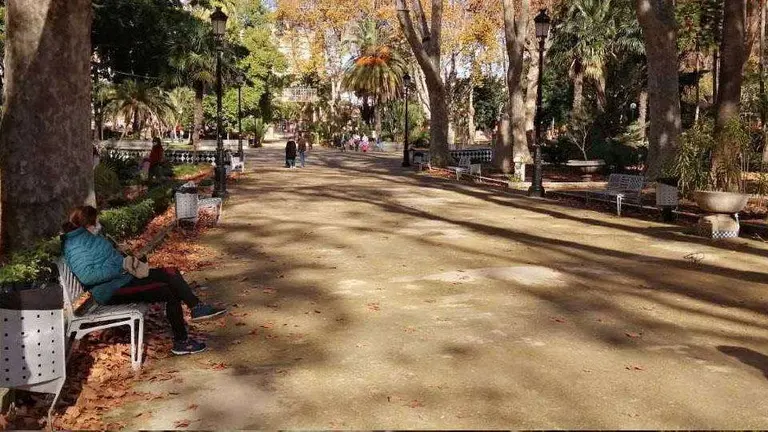 Parque de Mar&iacute;a Cristina, en Algeciras (C.A.)