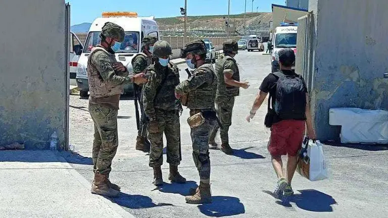 Militares esta ma&ntilde;ana en la zona fronteriza (C.A.)