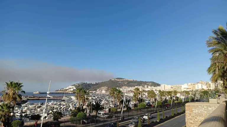 Incendio Monte Hacho