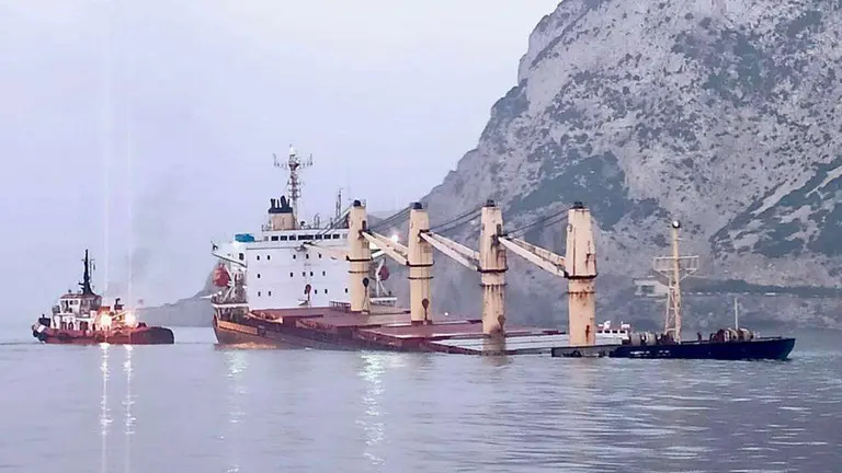 Granelero en Gibraltar