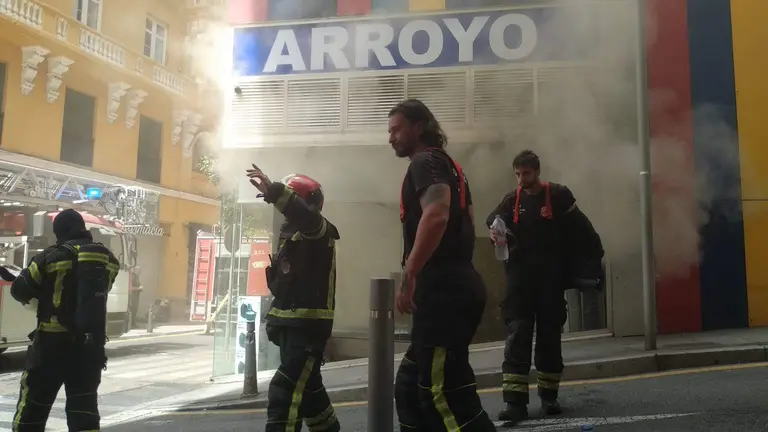Incendio edificio colores
