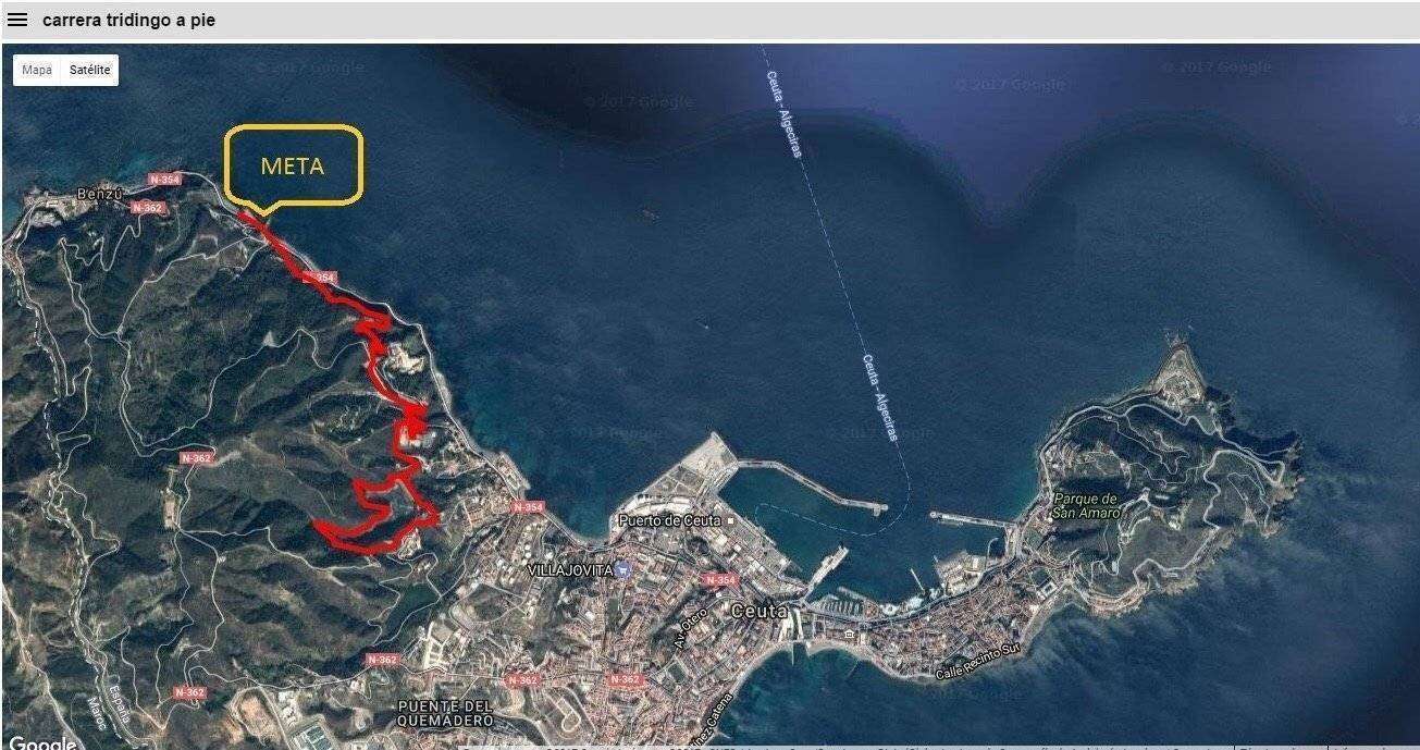 carrera a pie