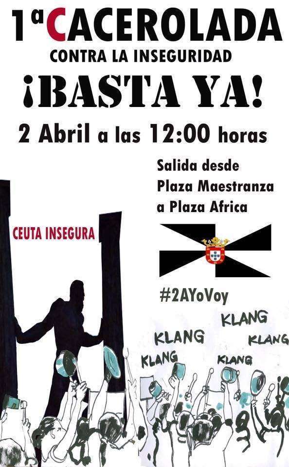 cacerolada ceuta insegura