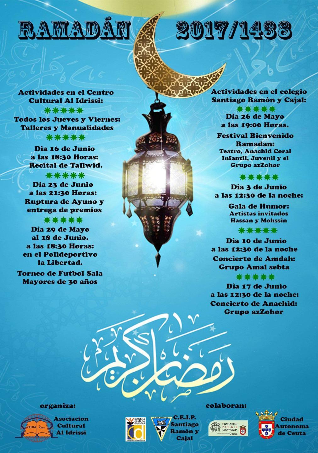 programa de Ramadan y horarios de rezo y ruptura de ayuno durante el Ramadan 2