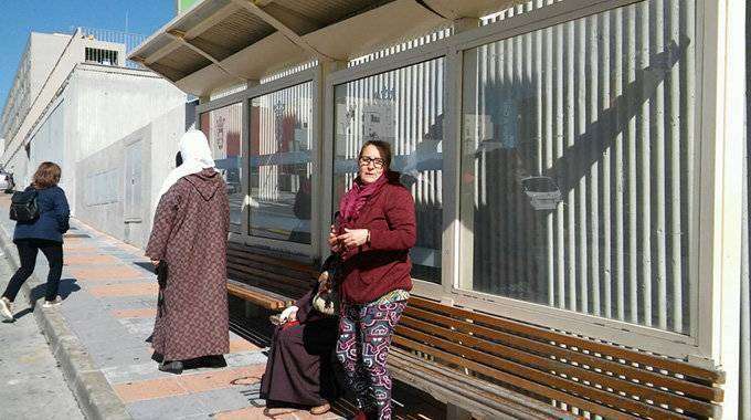 autobús parada loma colmenar hospital