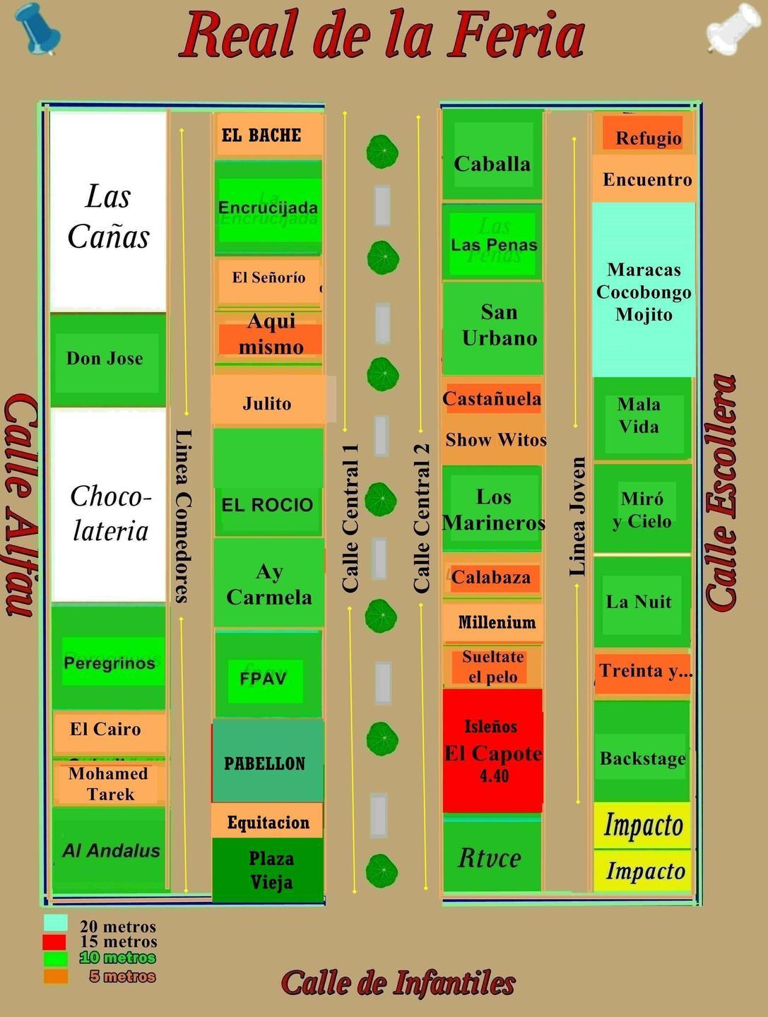 Fiestas plano Feria 2018