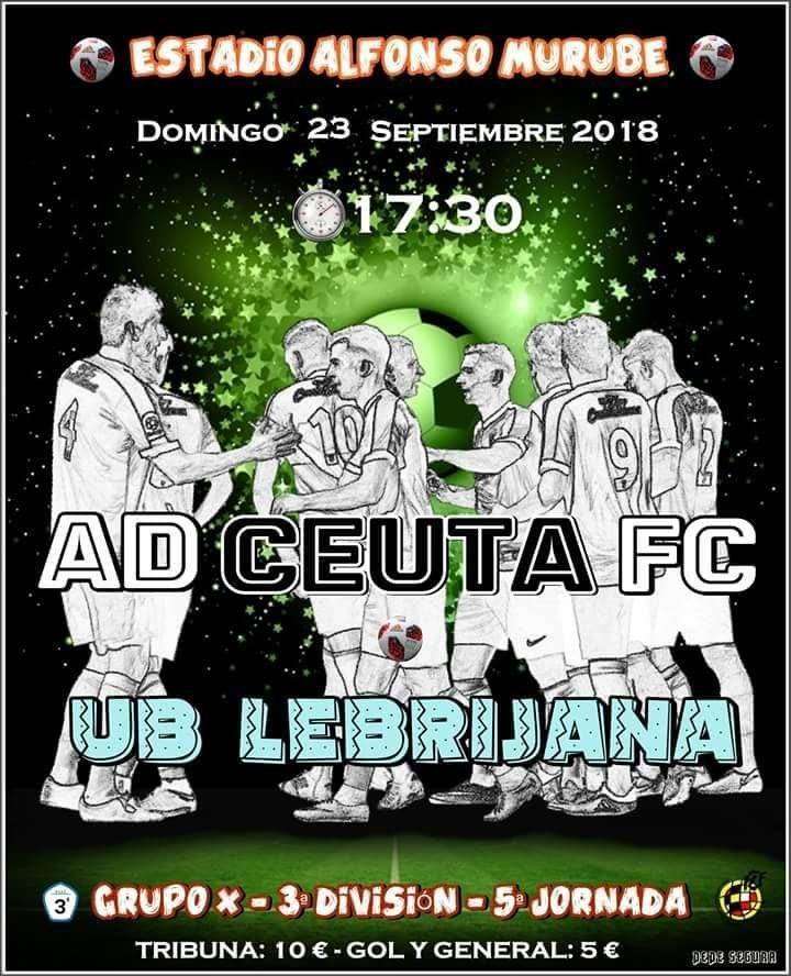 CARTEL LEBRIJANA PAL DOMINGO.