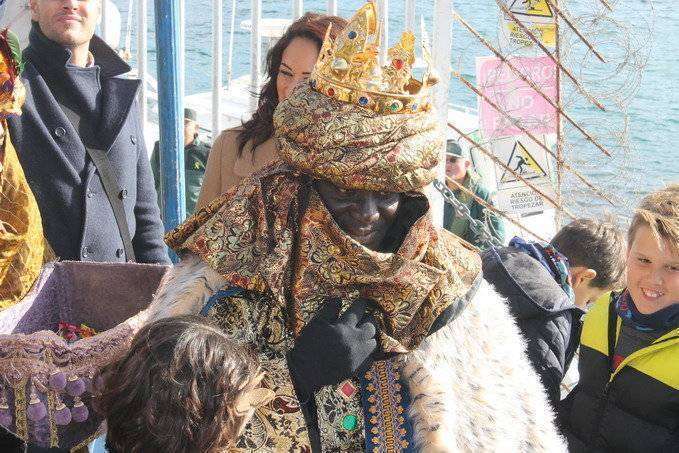 Llegada de los Reyes Magos al Muelle de España