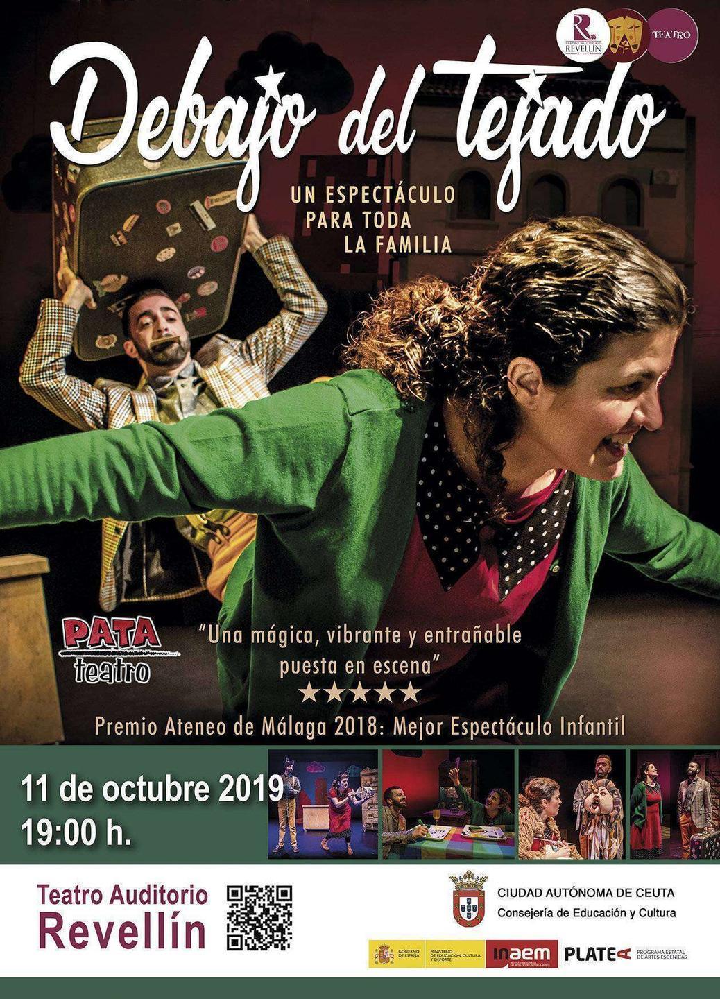 CARTEL DEBAJO DEL TEJADO