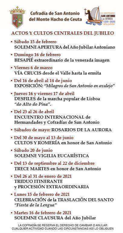año jubilar antoniano
