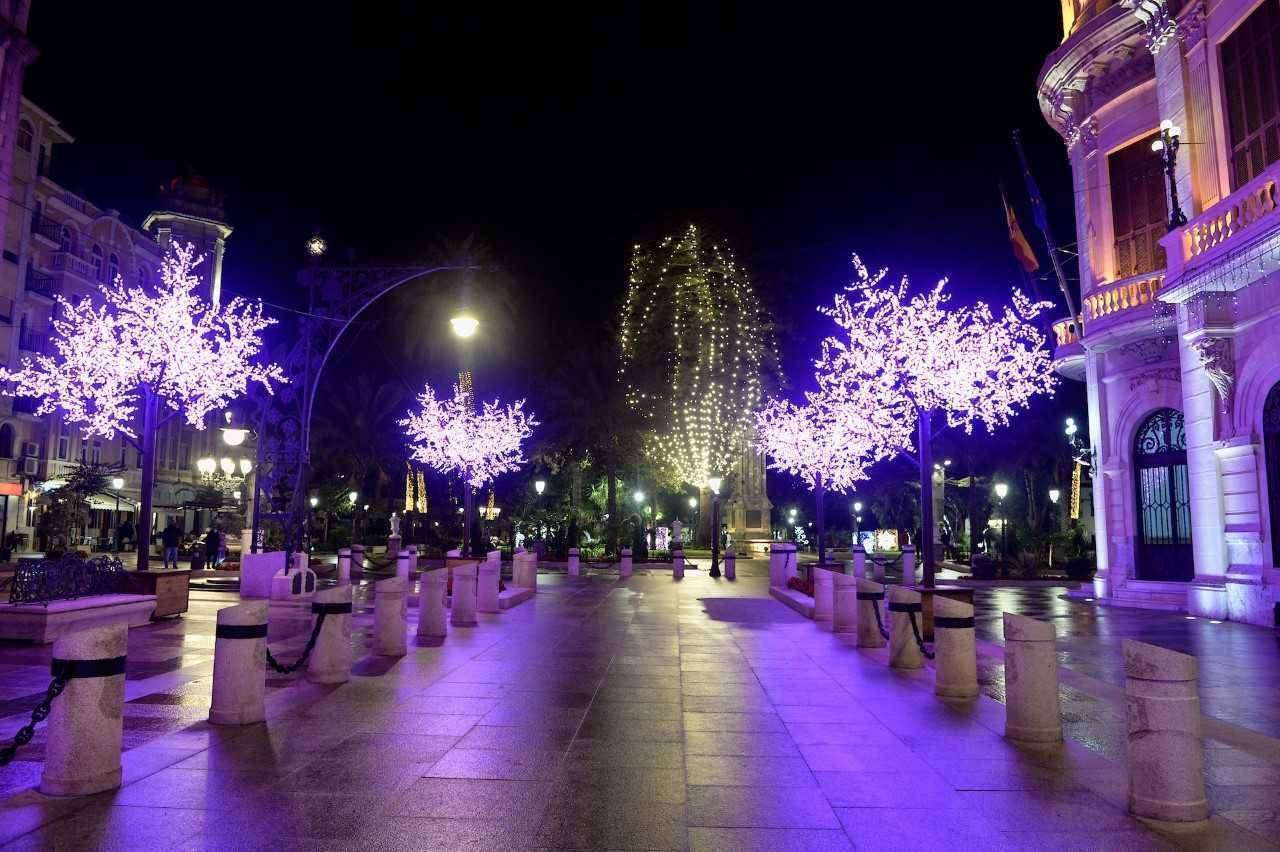 alumbrado de Navidad