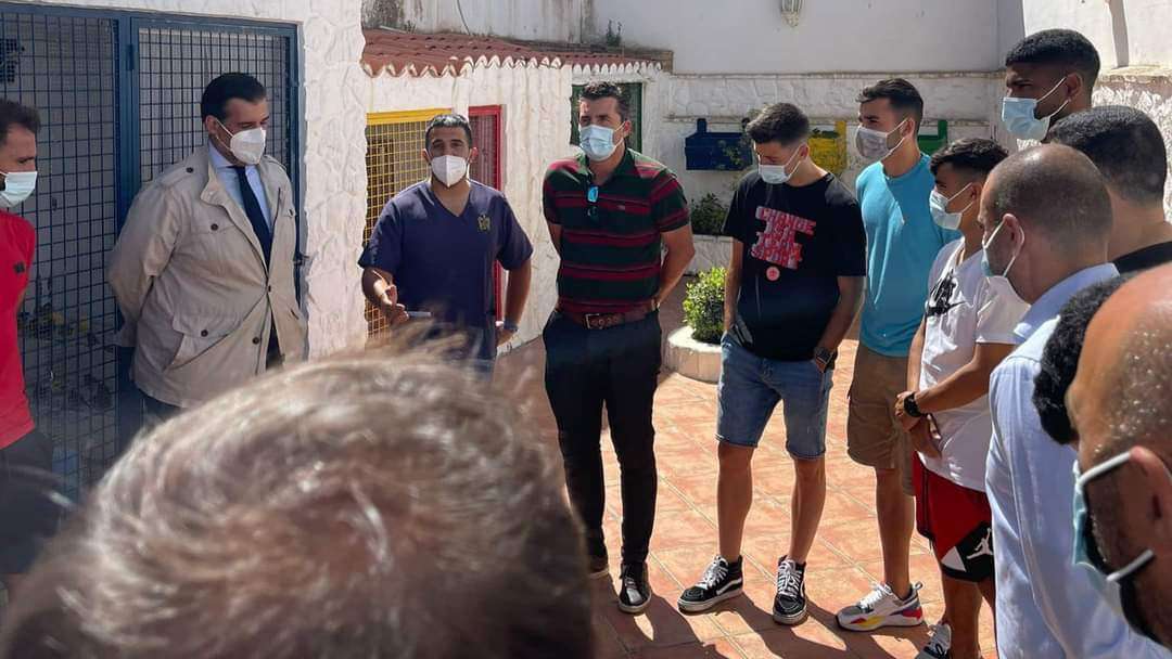 La AD Ceuta celebra el ascenso con la Fundación Eduardo Gallardo