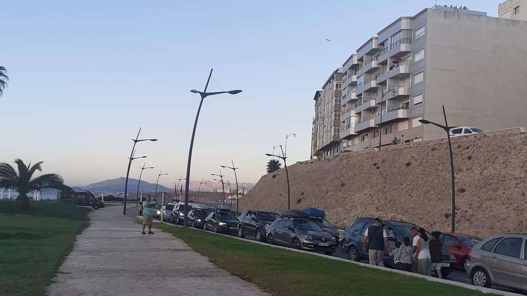 Colas frontera Marruecos