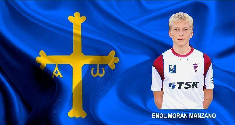 Enol Morán, jugador del CD Roces