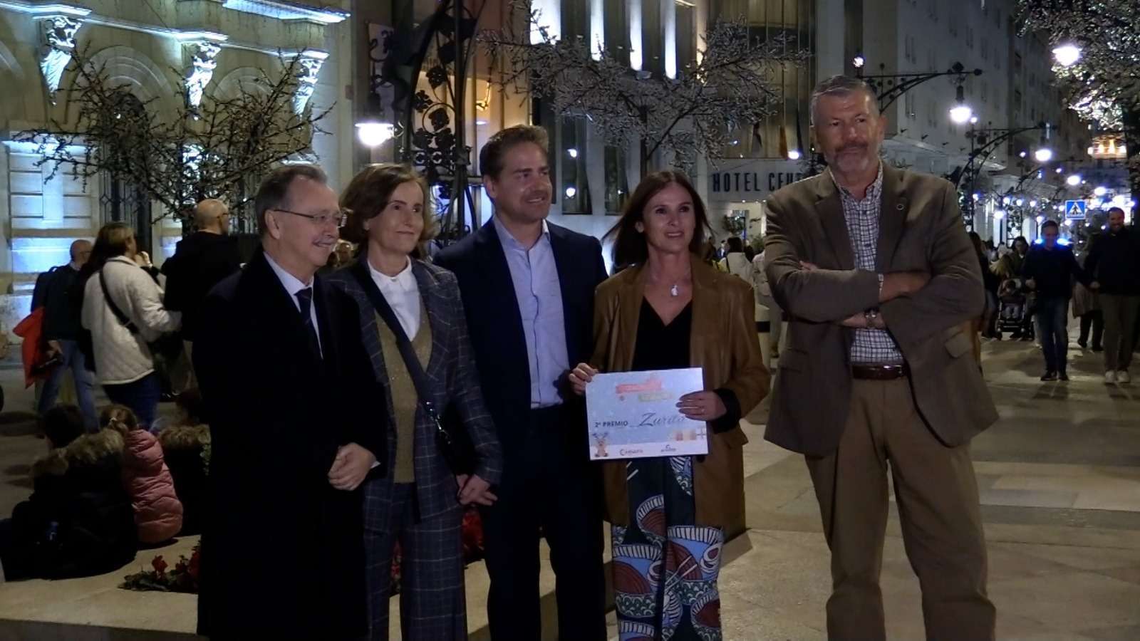 Primer premio del concurso de escaparates de la Cámara de Comercio