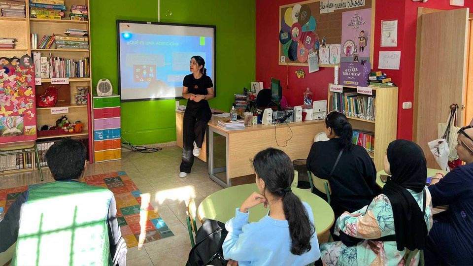 Taller de prevención de adicciones entre menores de Márgenes y Vínculos