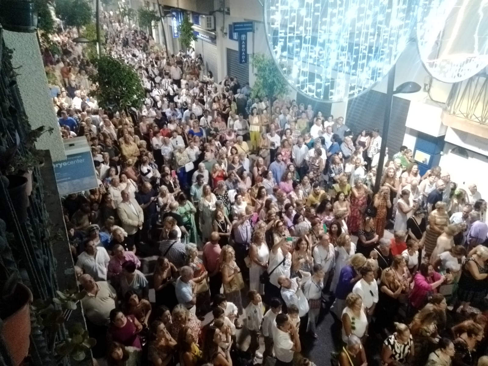 Procesión de la virgen de África