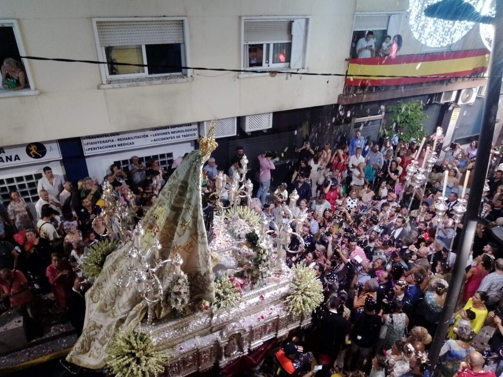 Procesión de la virgen de África