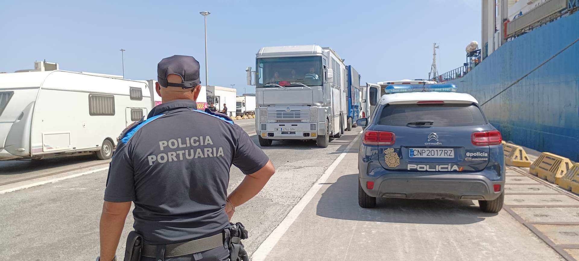 Policía Portuaria en la «Operación Feriante» (C.A.)