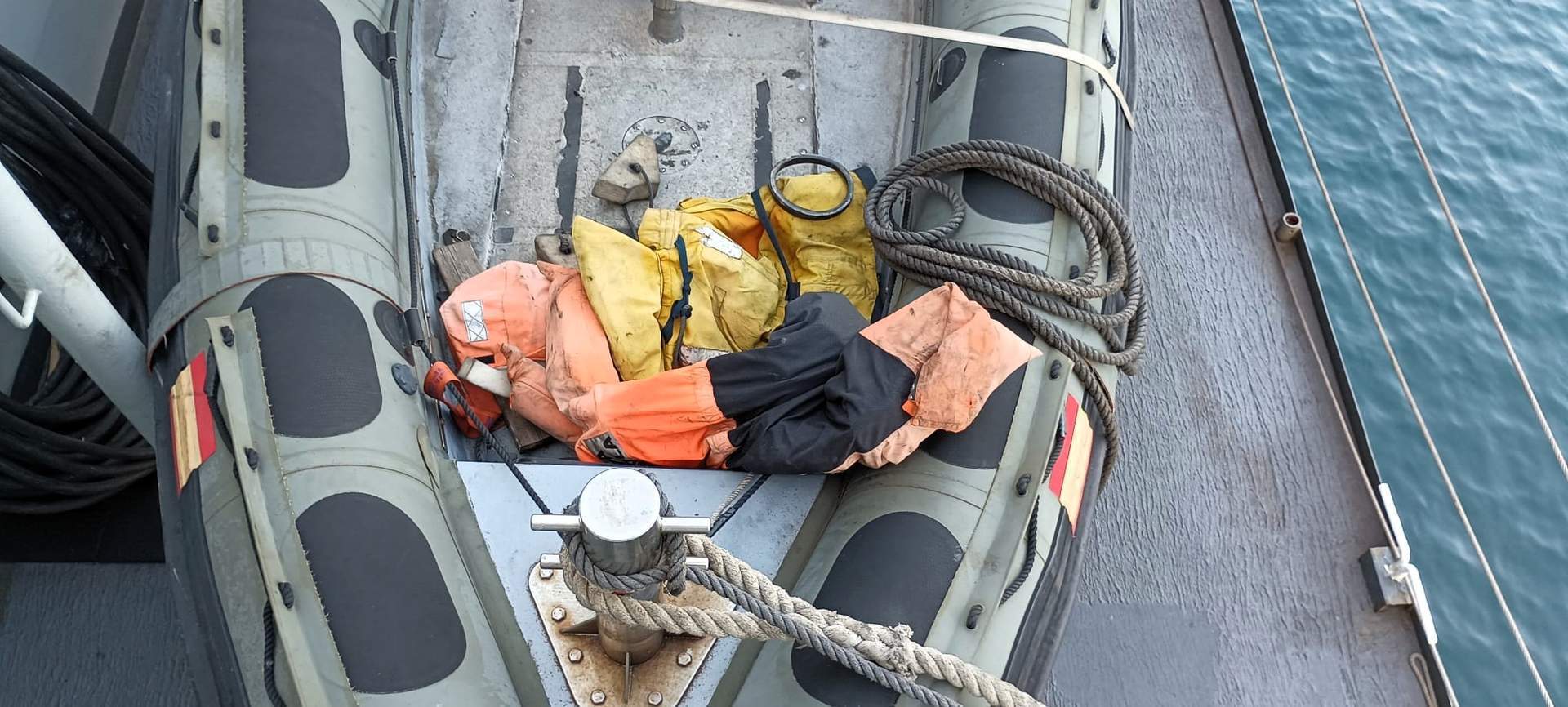 El patrullero "Atalaya", en el Muelle España