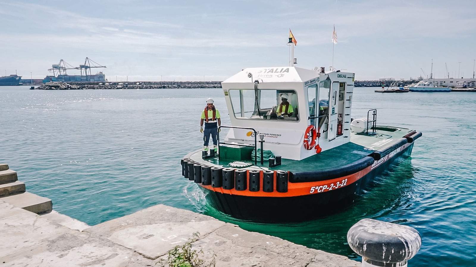 'Castalia', la primera embarcación eléctrica con vínculos ceutíes