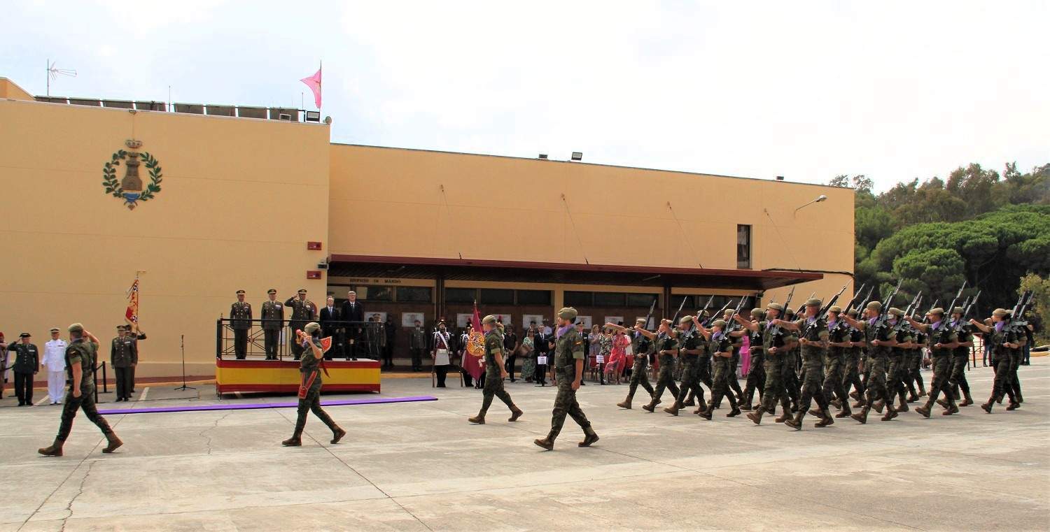 Parada militar en El Jaral por el aniversario del Regimiento Real de Zapadores Minadores