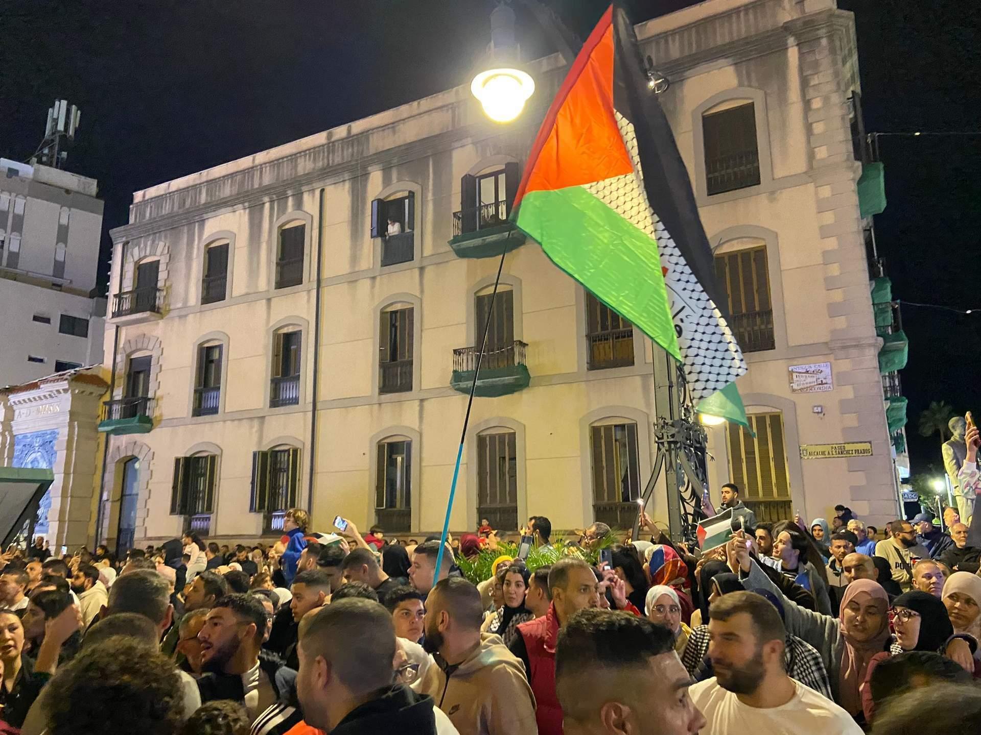 Manifestación «Ceuta con Palestina»