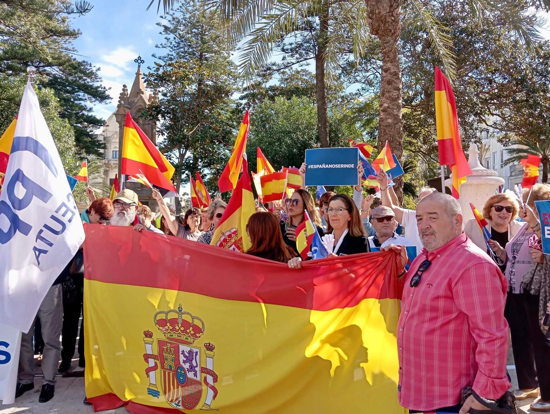 Manifestación contra la ley de amnistía