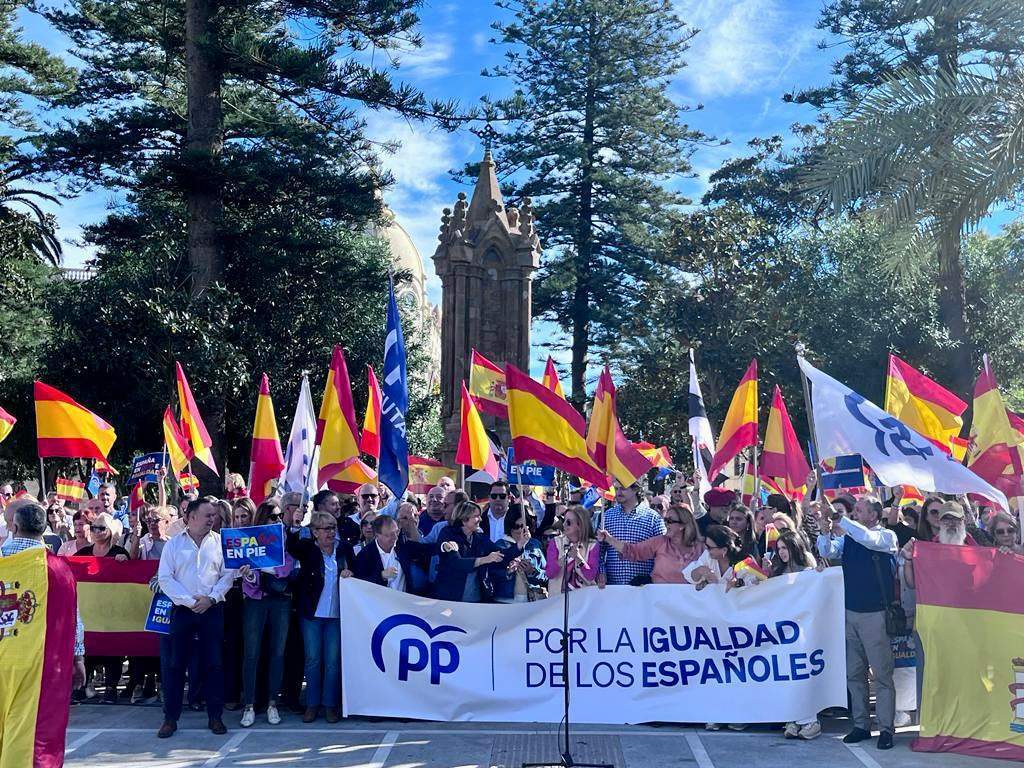 Manifestación contra la ley de amnistía