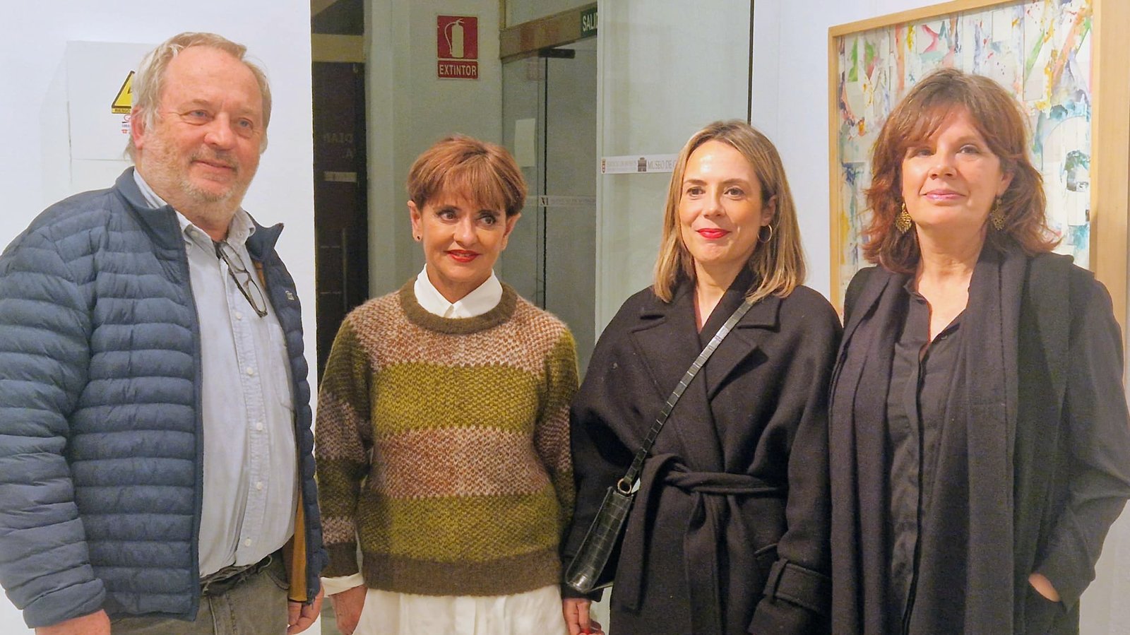 inauguración de la exposición colectiva “Abstracciones”