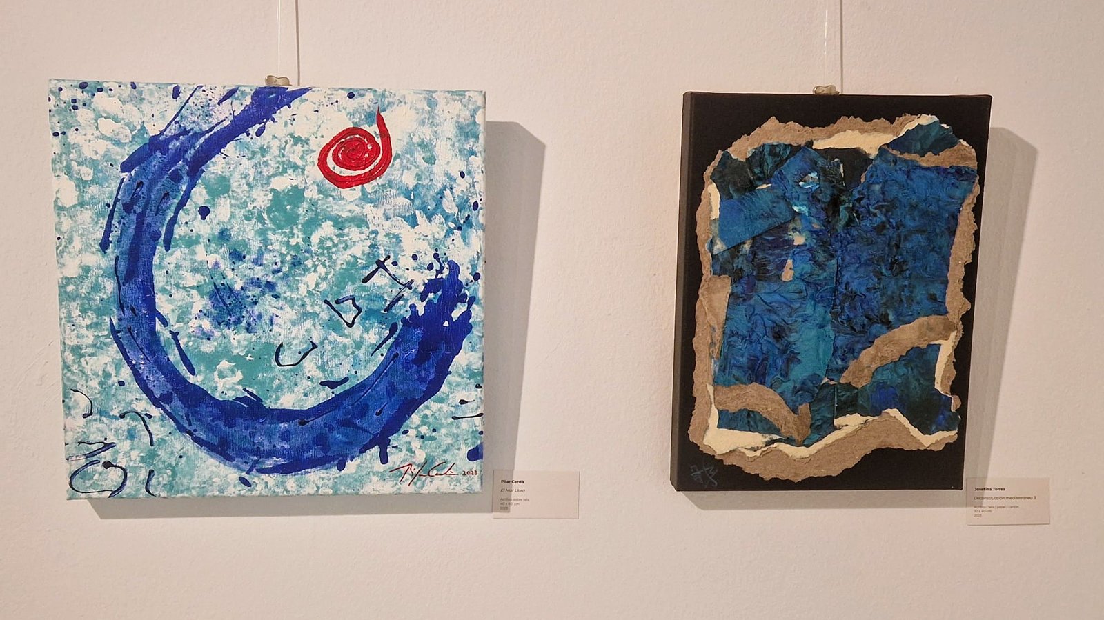 inauguración de la exposición colectiva “Abstracciones”