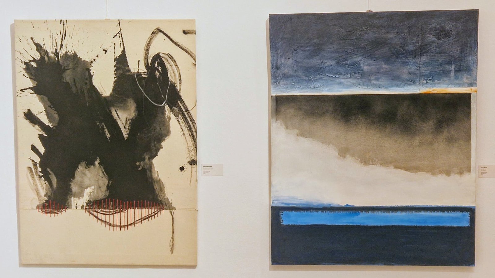 inauguración de la exposición colectiva “Abstracciones”