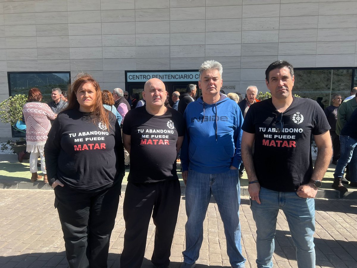 Concentración en el centro penitenciario de Ceuta