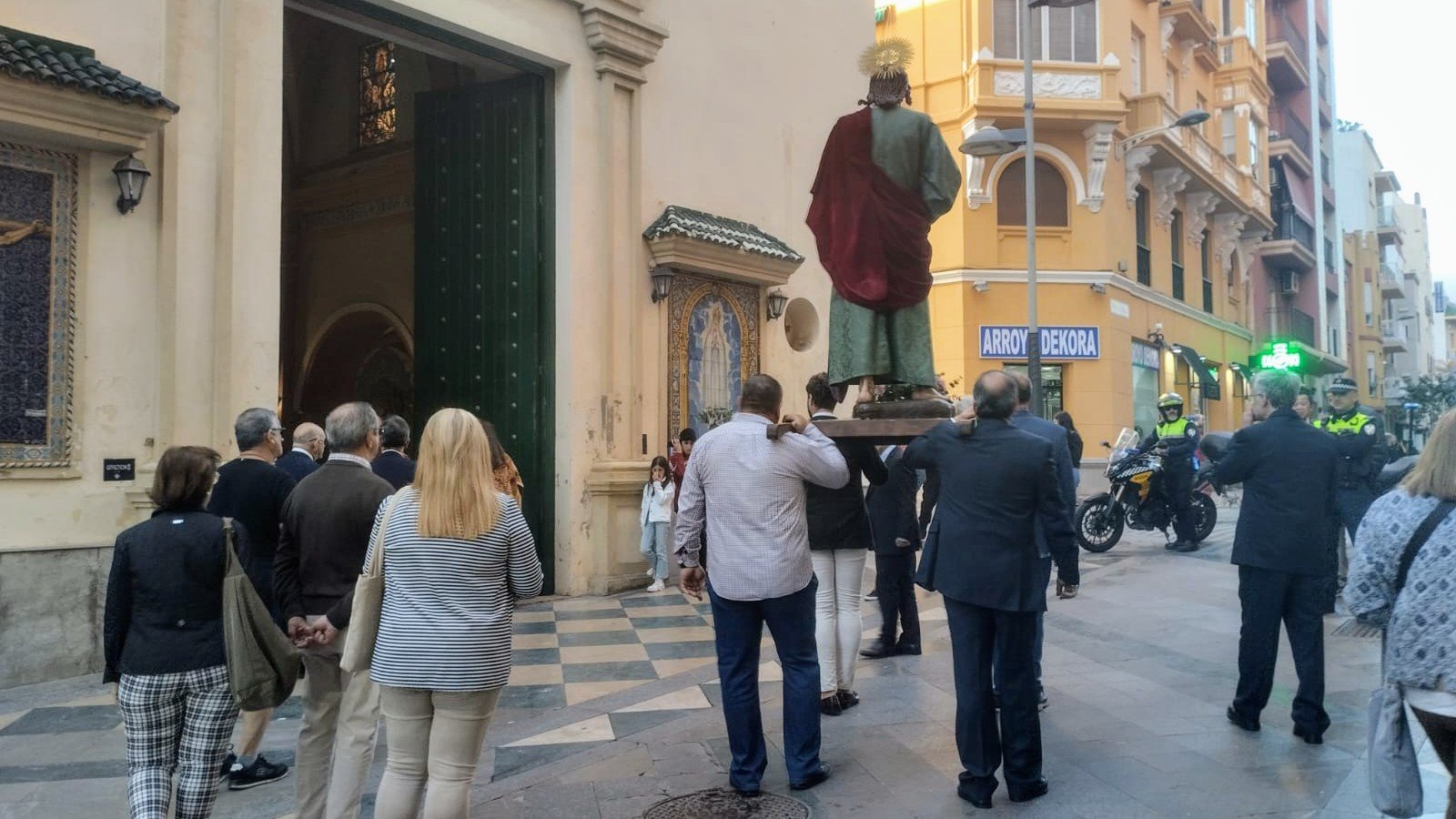 San Juan Evangelista completa su peregrinación y regresa a los Remedios