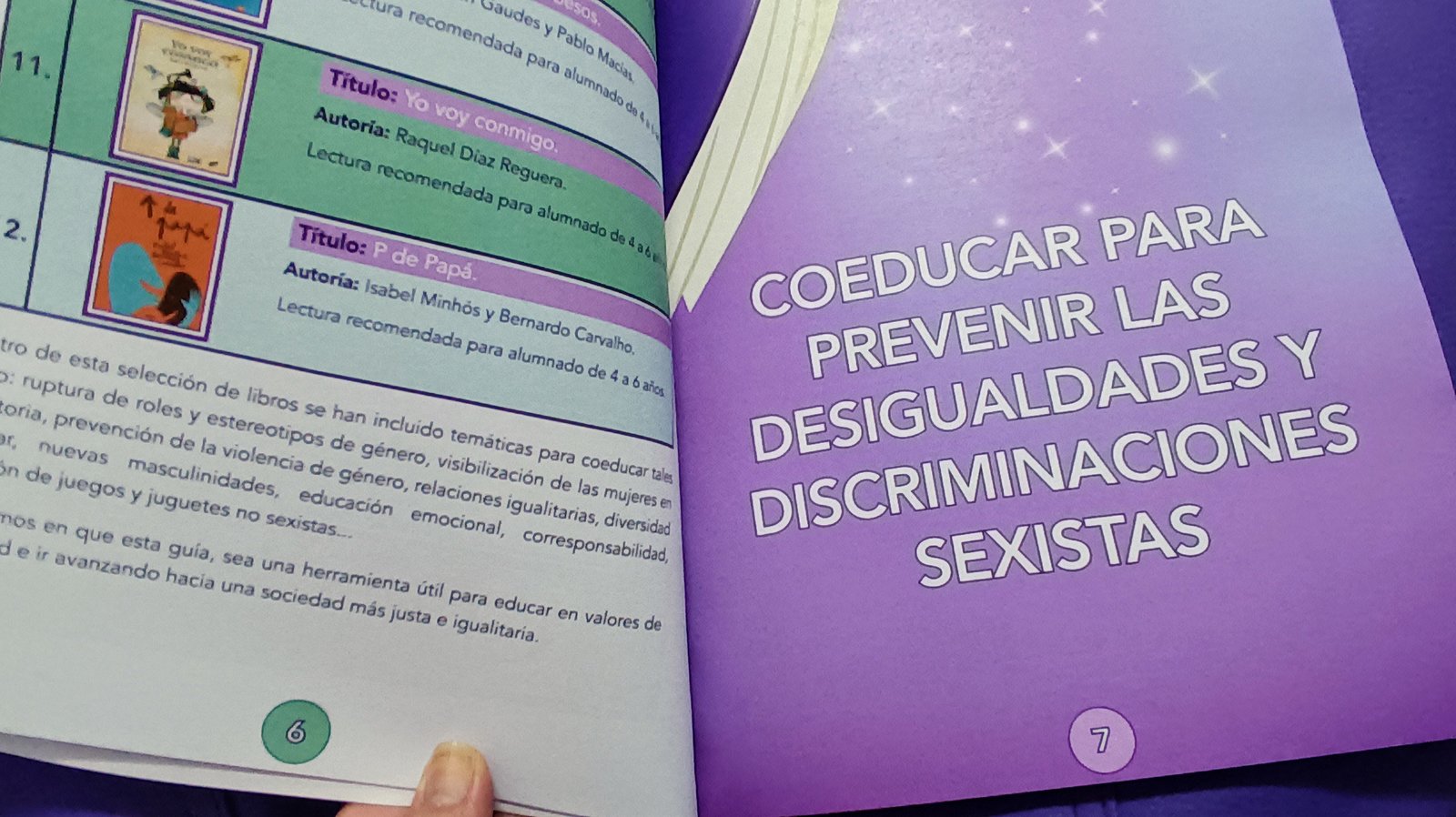 El rincón violeta, CEIP Severo Ochoa