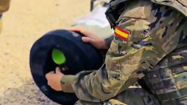 Los artilleros del RAMIX 30 de Ceuta, en acción