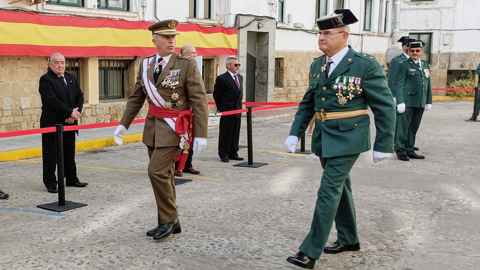 Acto por el 180 aniversario de la fundación de la Guardia Civil (S.I.)
