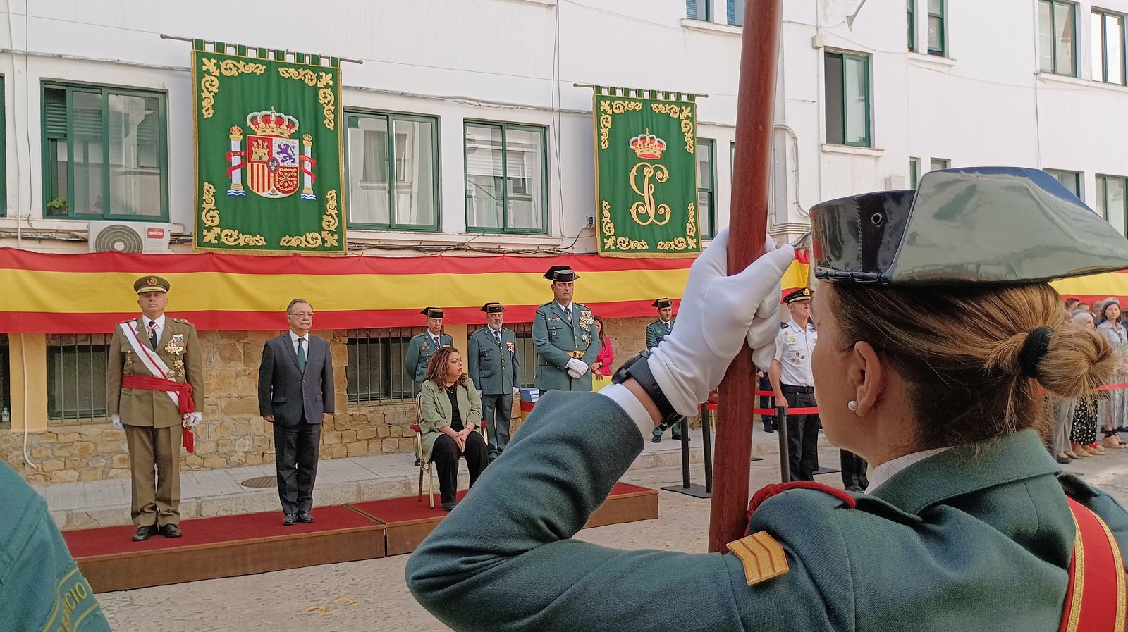 Acto por el 180 aniversario de la fundación de la Guardia Civil (S.I.)