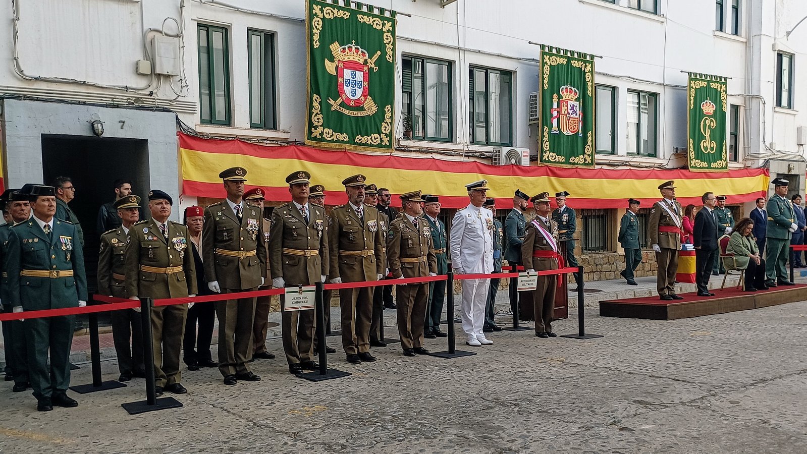 Acto por el 180 aniversario de la fundación de la Guardia Civil (S.I.)