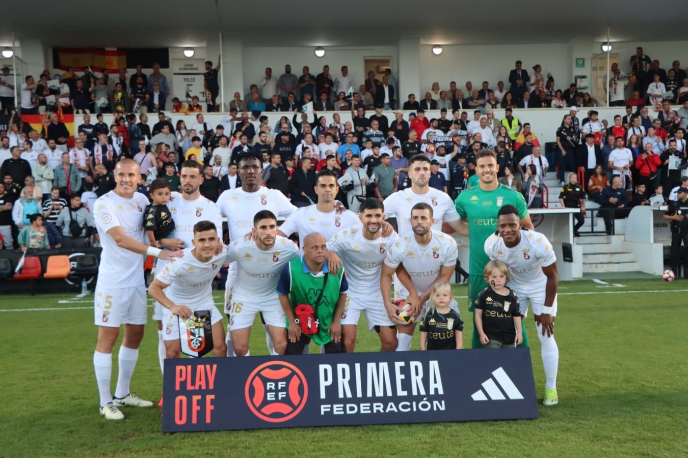 Once titular del Ceuta ante el Nástic
