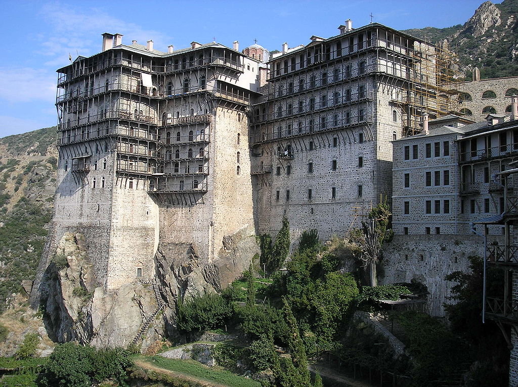 Monasterio de Simonos Petra, en el Monte Athos