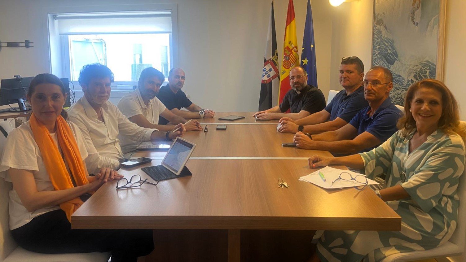 Comité encargado del seguimiento de las obras de la Catedral de Ceuta (Cedida)