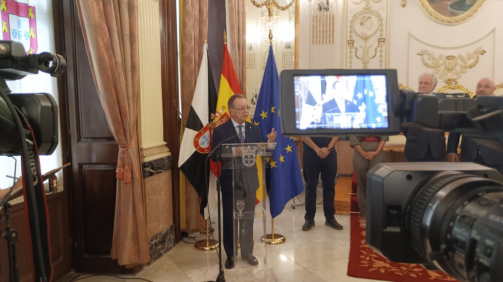 Recepción a los regatistas de la VII Travesía de Circunvalación a Vela