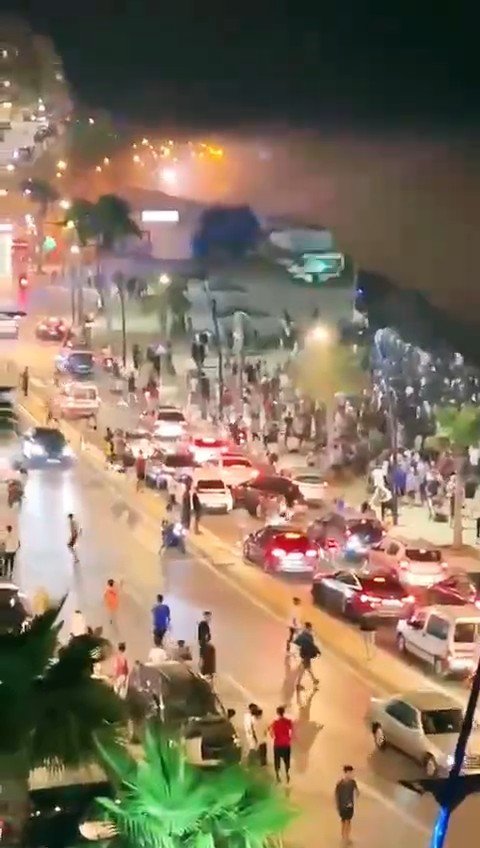 En Castillejos, la gendarmería y el ejército de Marruecos cercaron la costa, por tierra y por mar