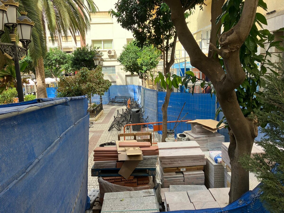 Sustitución de la solería de la Plaza de Correos (C.A.)